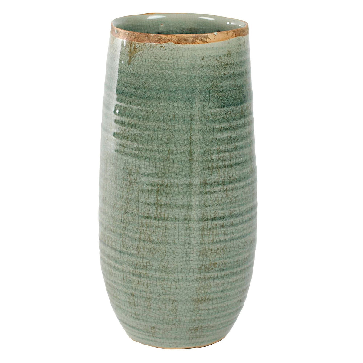 TS Tall flower pot Iris round green - Indoor pot