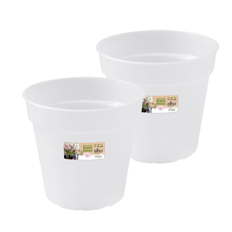 Elho flower pot Green basics orchid round transparent - Indoor pot