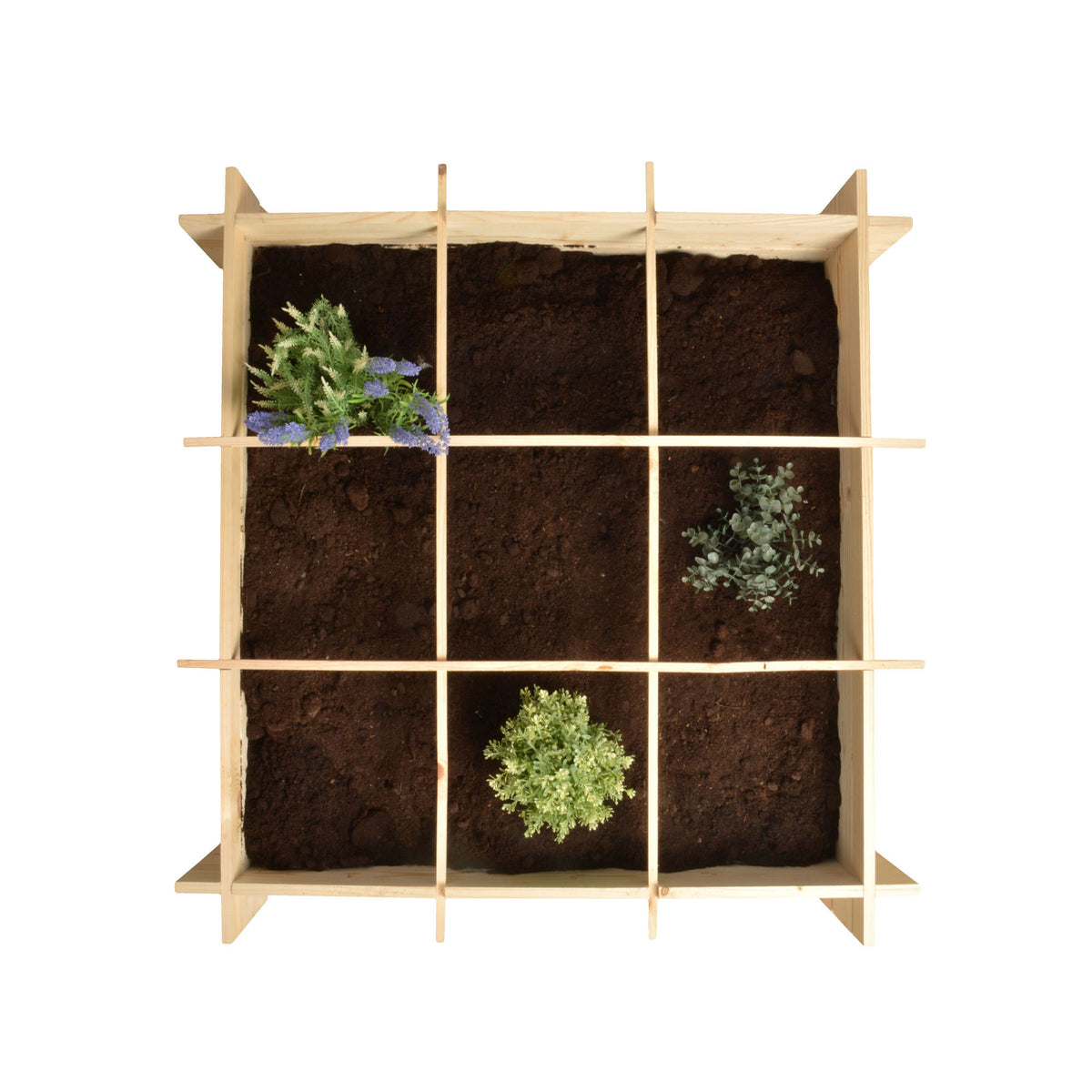 Square metre garden - wood