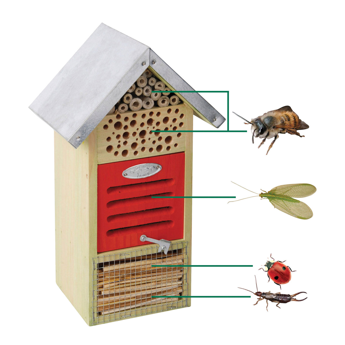 Insect hotel Brown