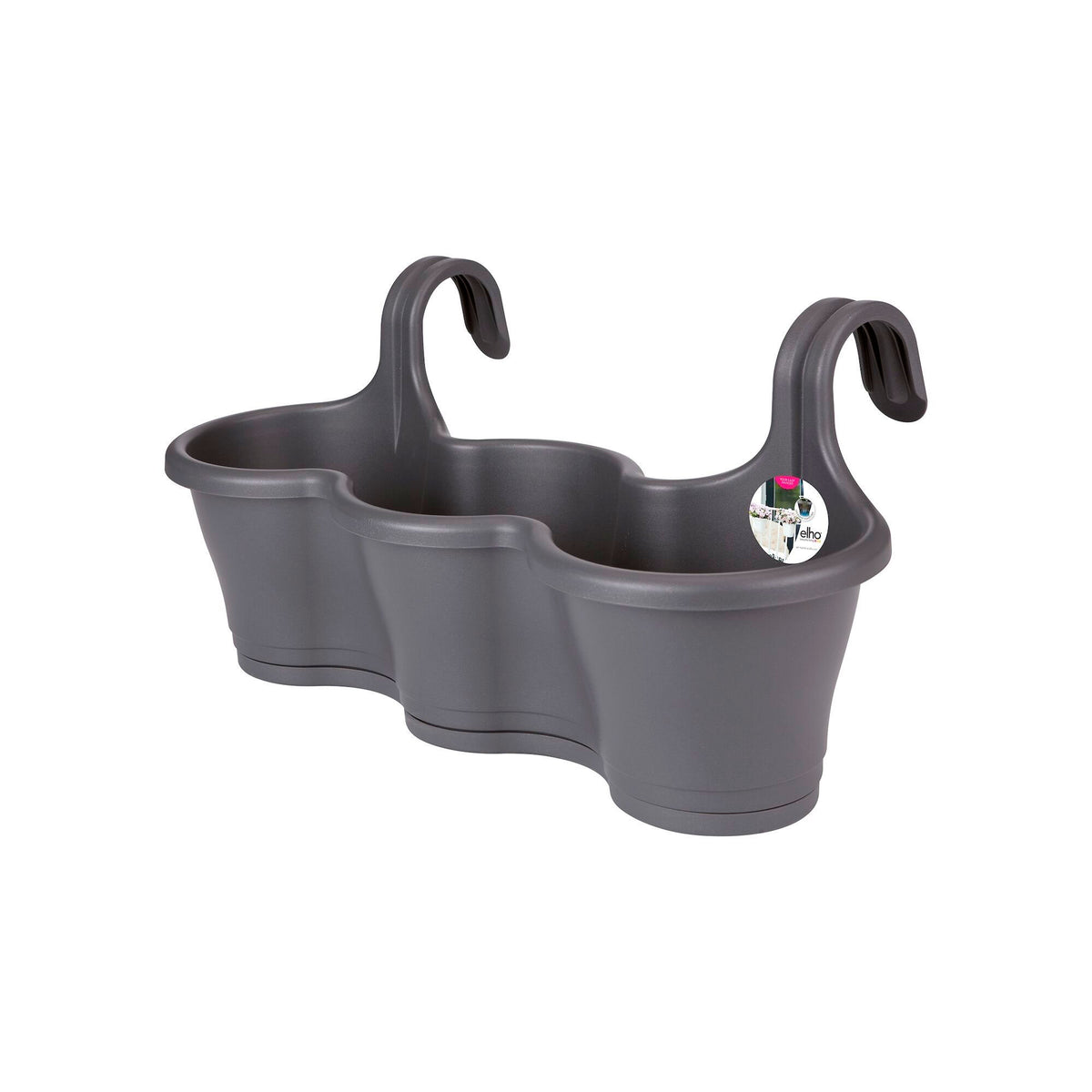 Elho balcony planter Corsica easy hanger trio anthracite - Outdoor pot