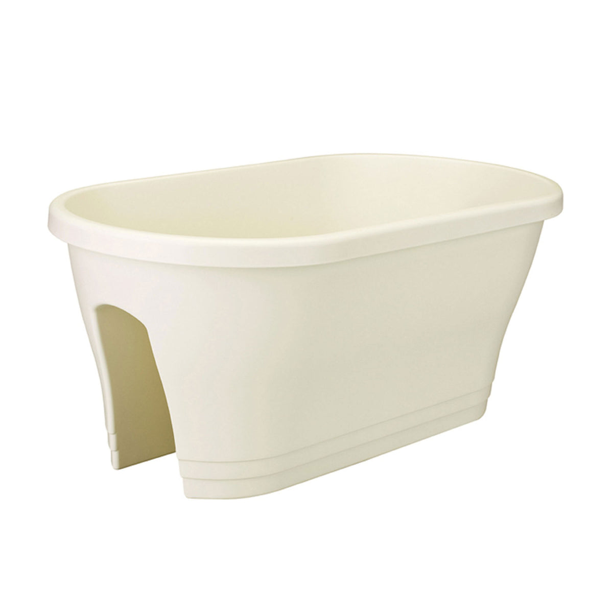 Elho balcony planter Corsica flower bridge oval white - Outdoor pot