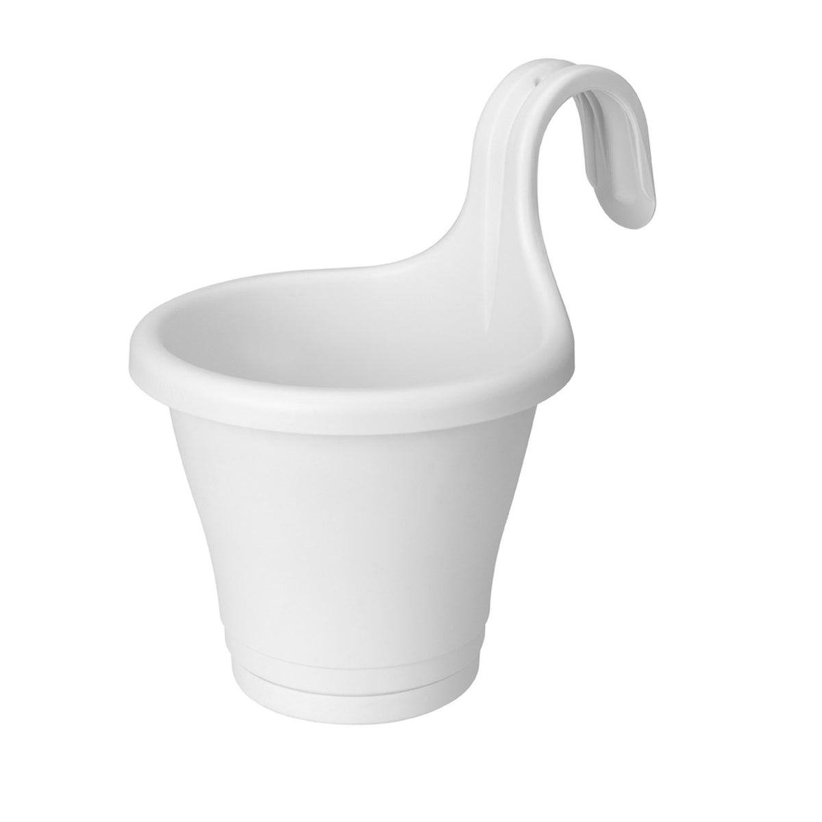 Elho balcony planter Corsica flower bridge round white - Outdoor pot