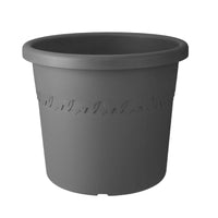 Elho Flower pot Algarve cilindro round anthracite including wheels - Outdoor pot