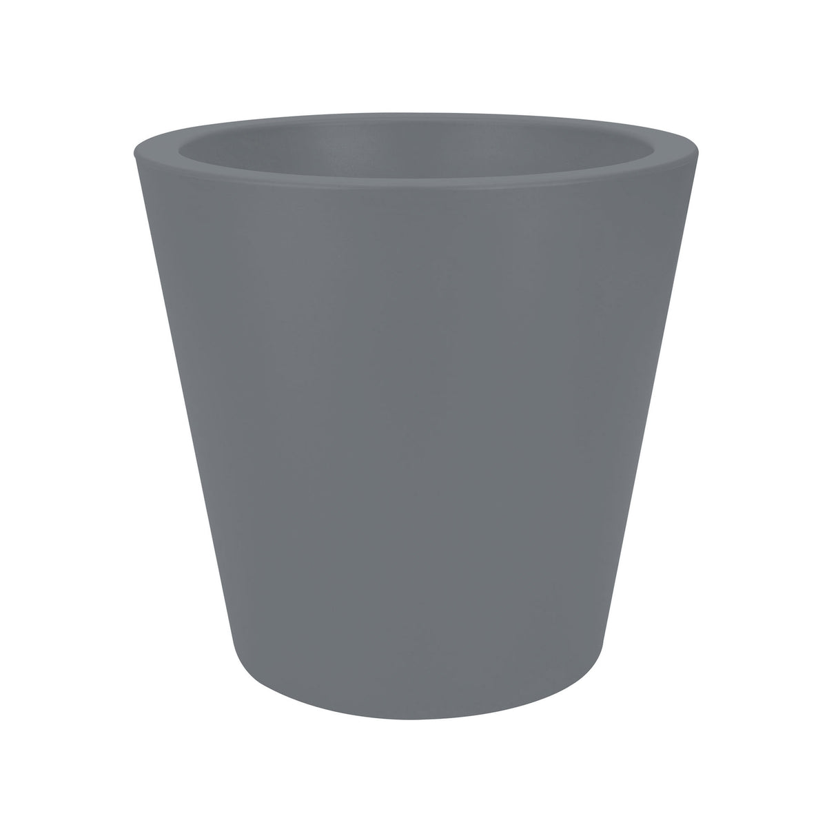 Elho flower pot Pure straight round concrete grey - Indoor and outdoor pot