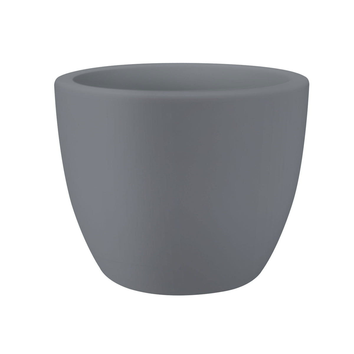 Elho flower pot Pure soft round concrete grey - Indoor and outdoor pot