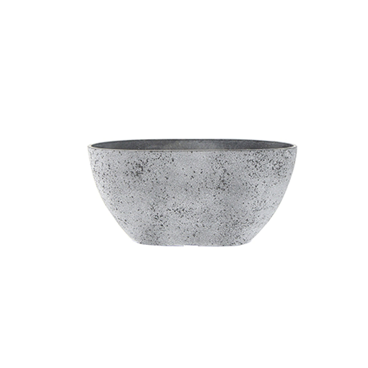 TS Balcony planter Nova oval grey - Indoor and outdoor pot