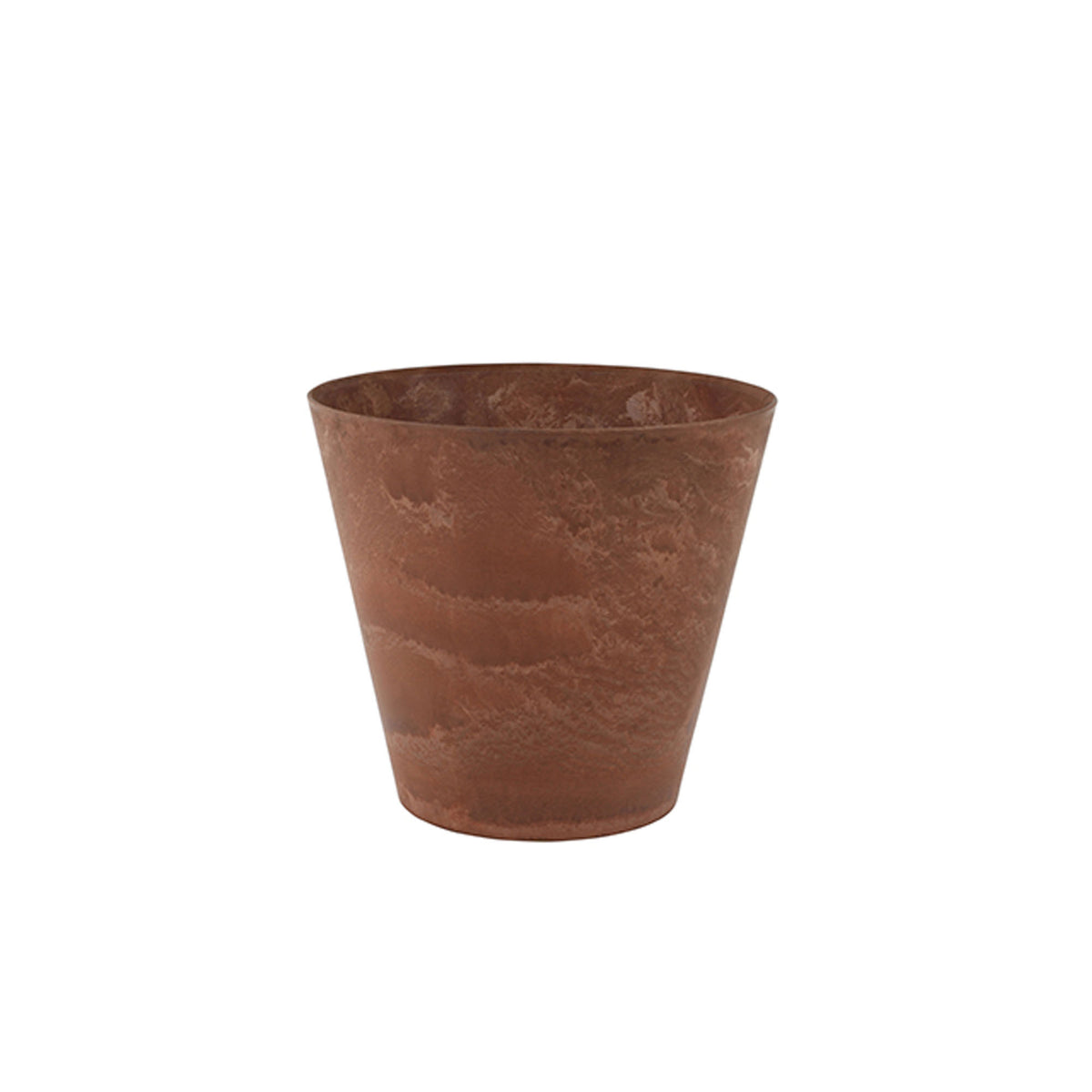 Artstone Flower pot Claire round brown - Indoor and outdoor pot