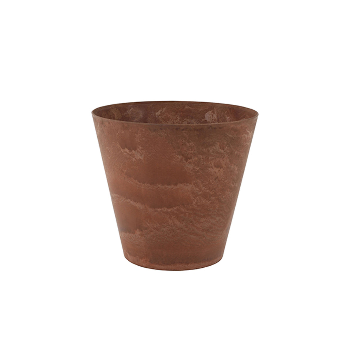 Artstone Flower pot Claire round brown - Indoor and outdoor pot