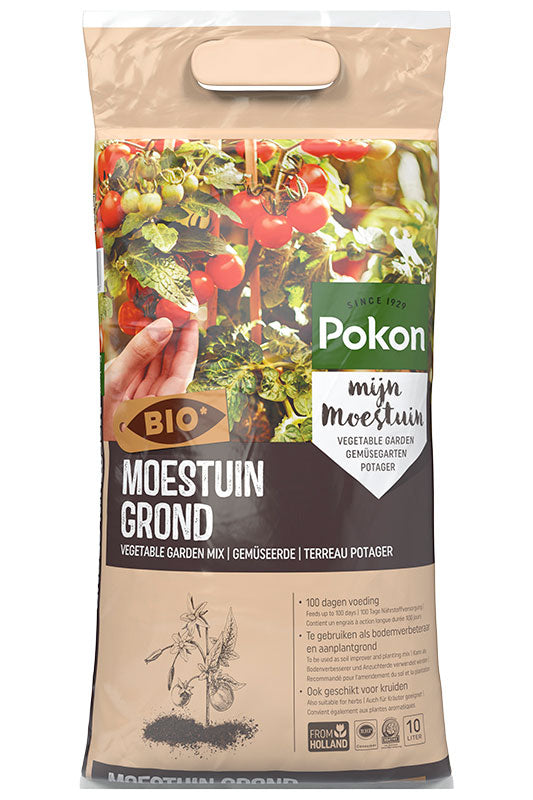 Potting soil for vegetable gardens - Organic 10 litres - Pokon