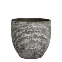 Mica flower pot Atlantic round grey - Indoor pot