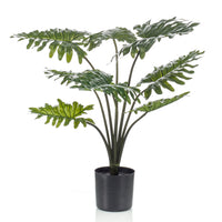 Artificial plant Philodendron incl. decorative black pot