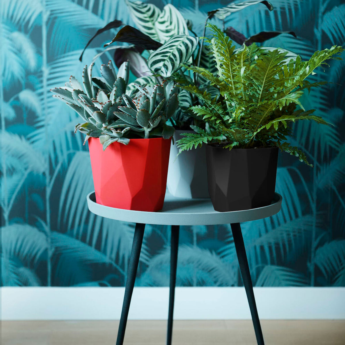 Elho Flower pot B.for rock round black - Indoor pot