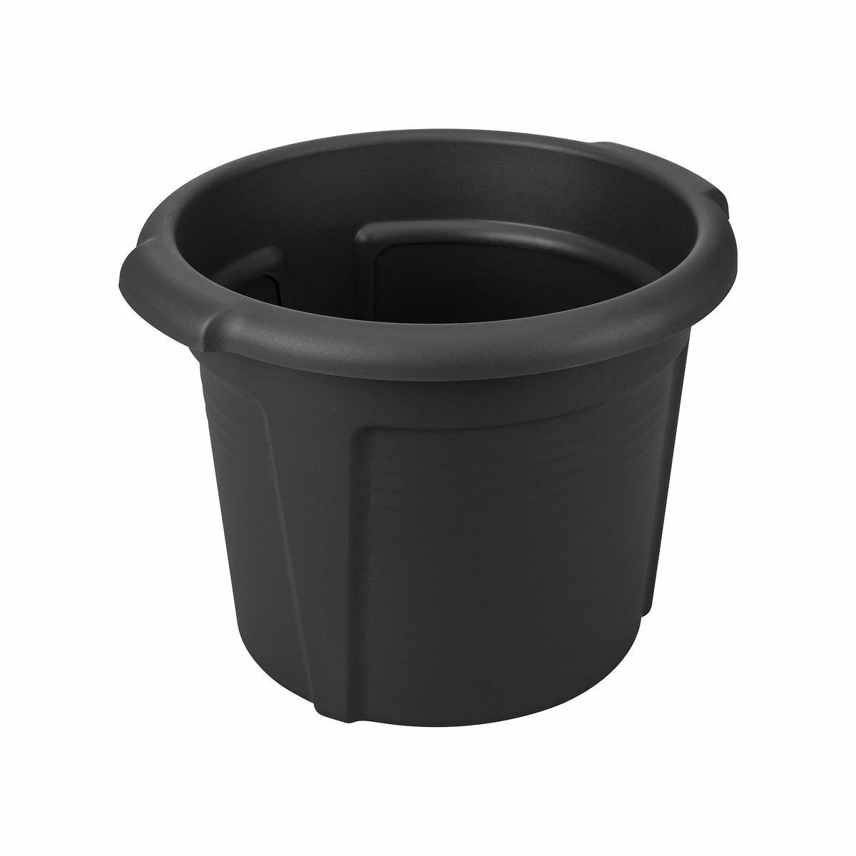 Elho Potato pot Green basics round black - Indoor and outdoor pot