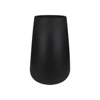 Elho tall flower pot Pure cone round black - Indoor and outdoor pot