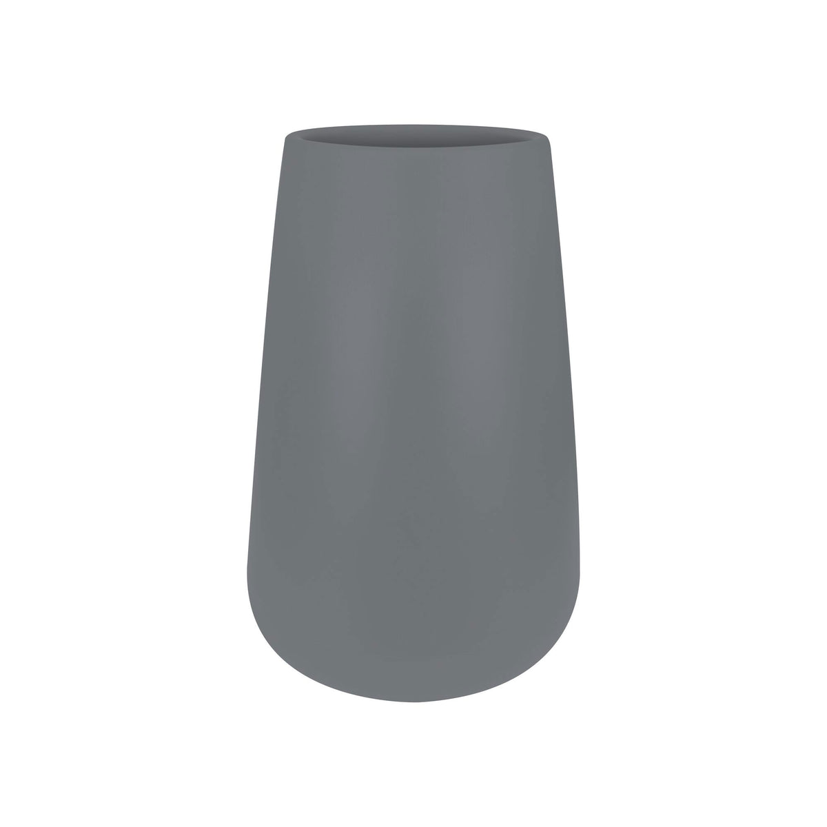 Elho tall flower pot Pure cone round grey - Indoor and outdoor pot