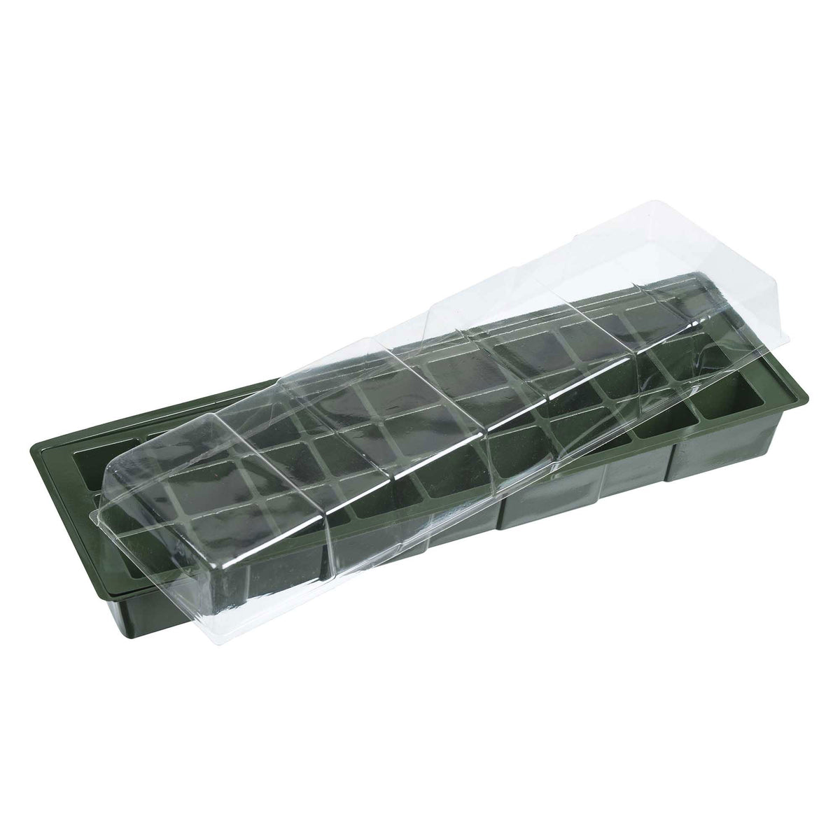 Nature Plastic windowsill grow box green