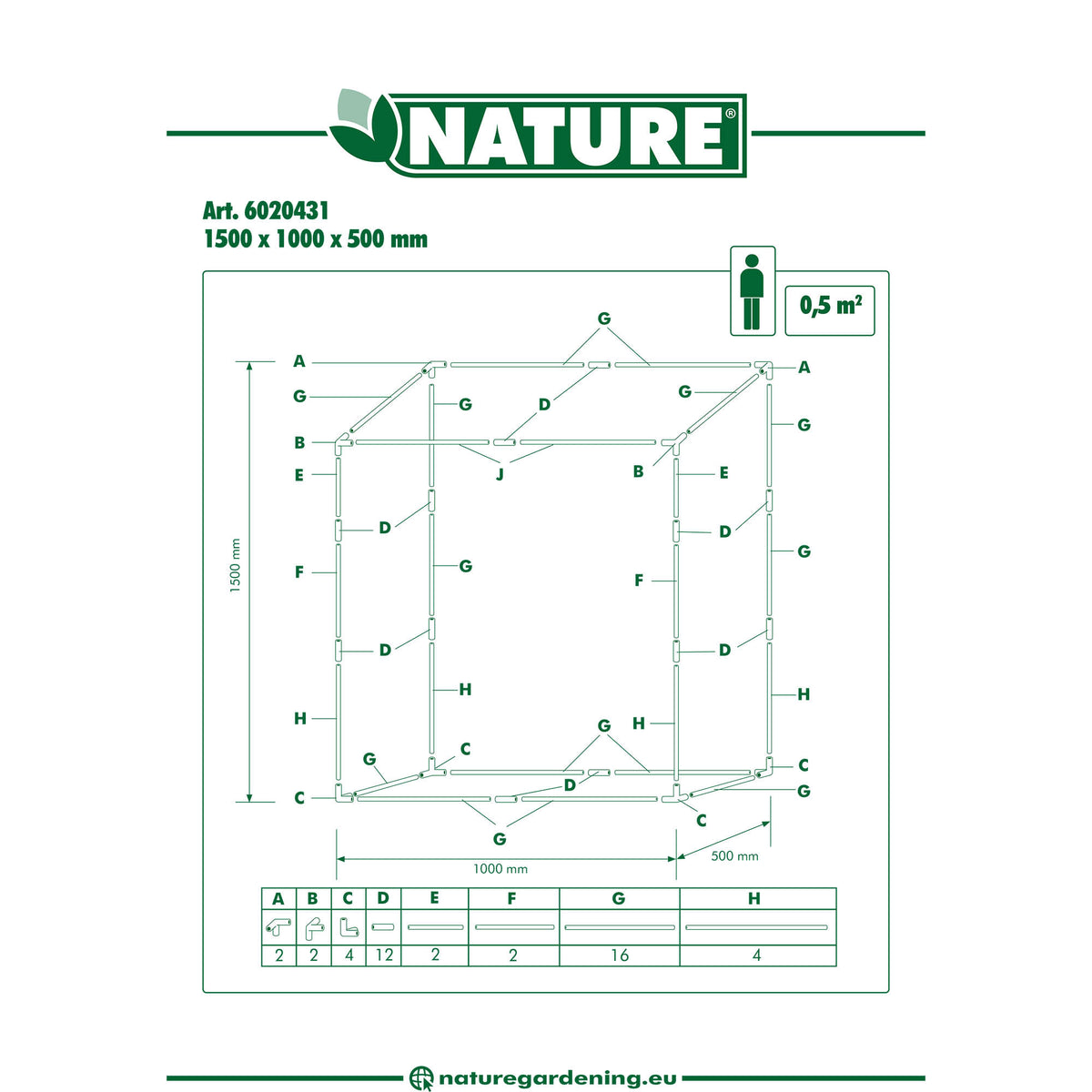Nature Metal garden greenhouse green