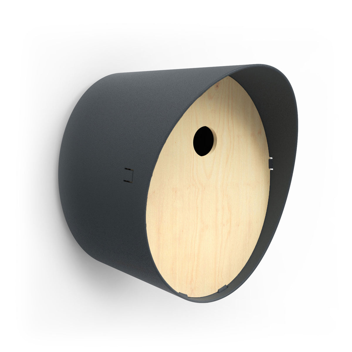 Capi Birdhouse round anthracite