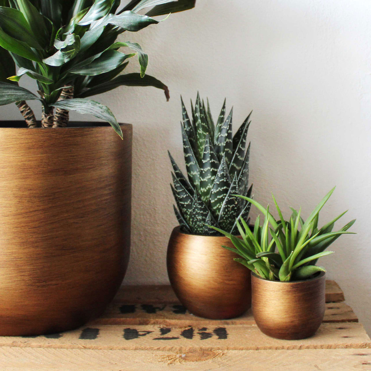 Capi Flower pot Lux Retro Bulb gold - Indoor pot