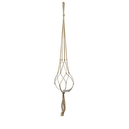 TS Flower pot hanger Macramé cream 120 cm