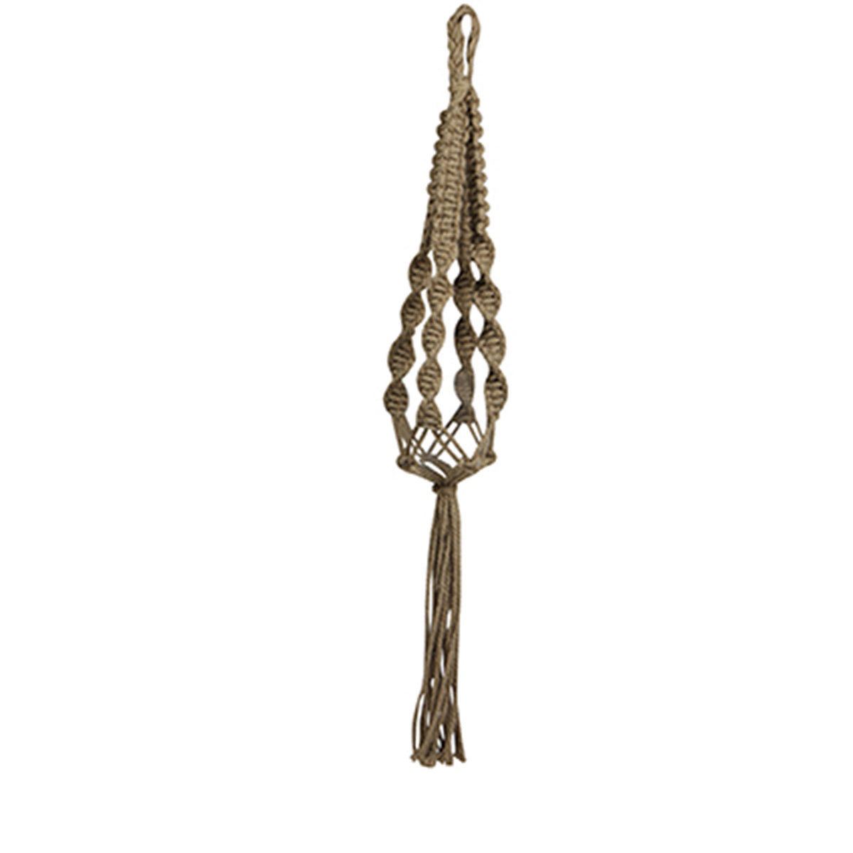 TS Flower pot hanger Macramé cream 110 cm