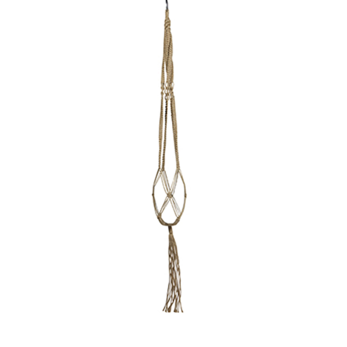 TS Flower pot hanger Macramé Extra cream 120 cm