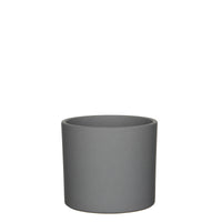 Mica flower pot Era round grey matt - Indoor pot