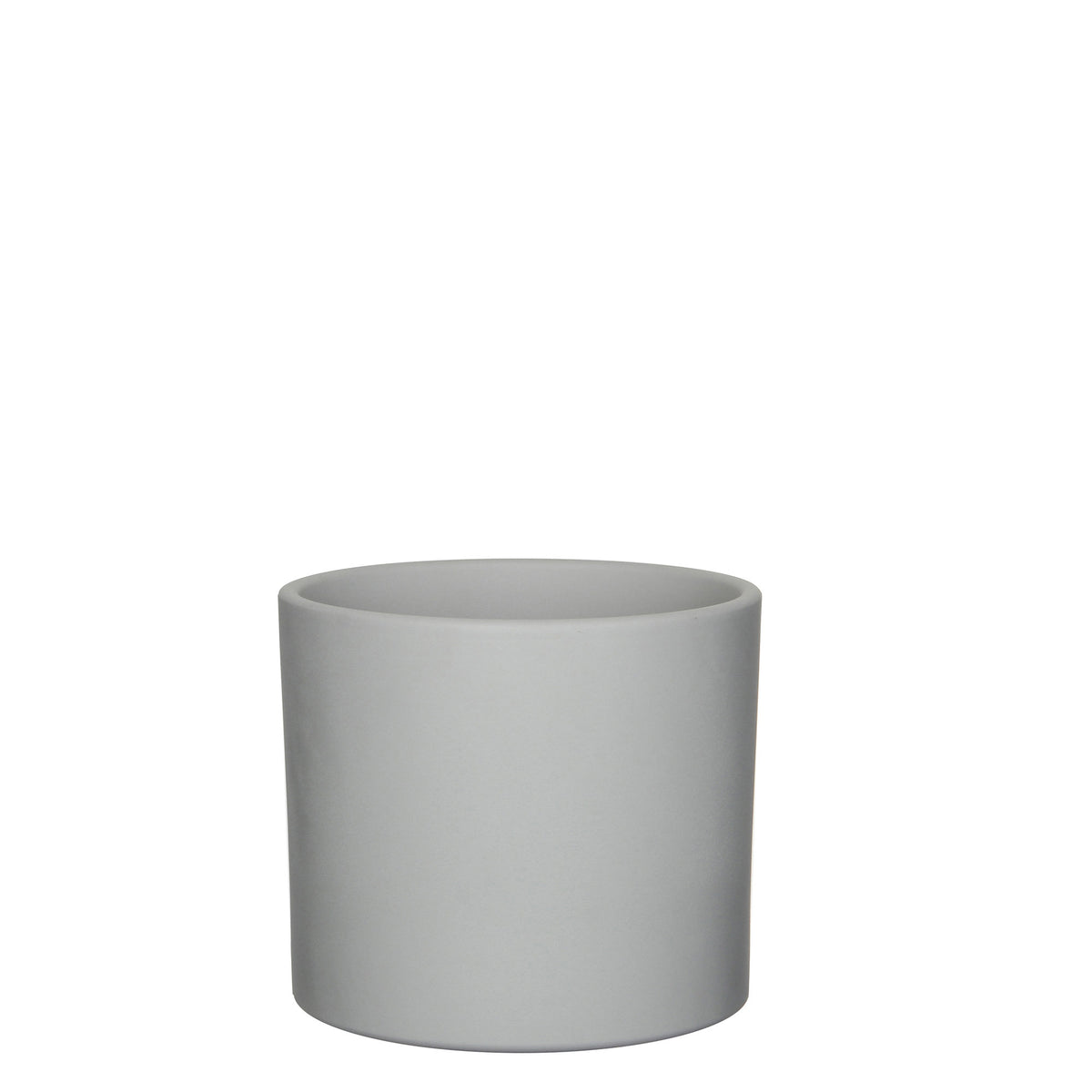 Mica flower pot Era round light grey - Indoor pot