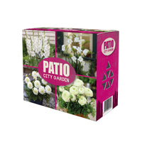 40x Flower bulbs - Mix 'Patio City Garden White' white