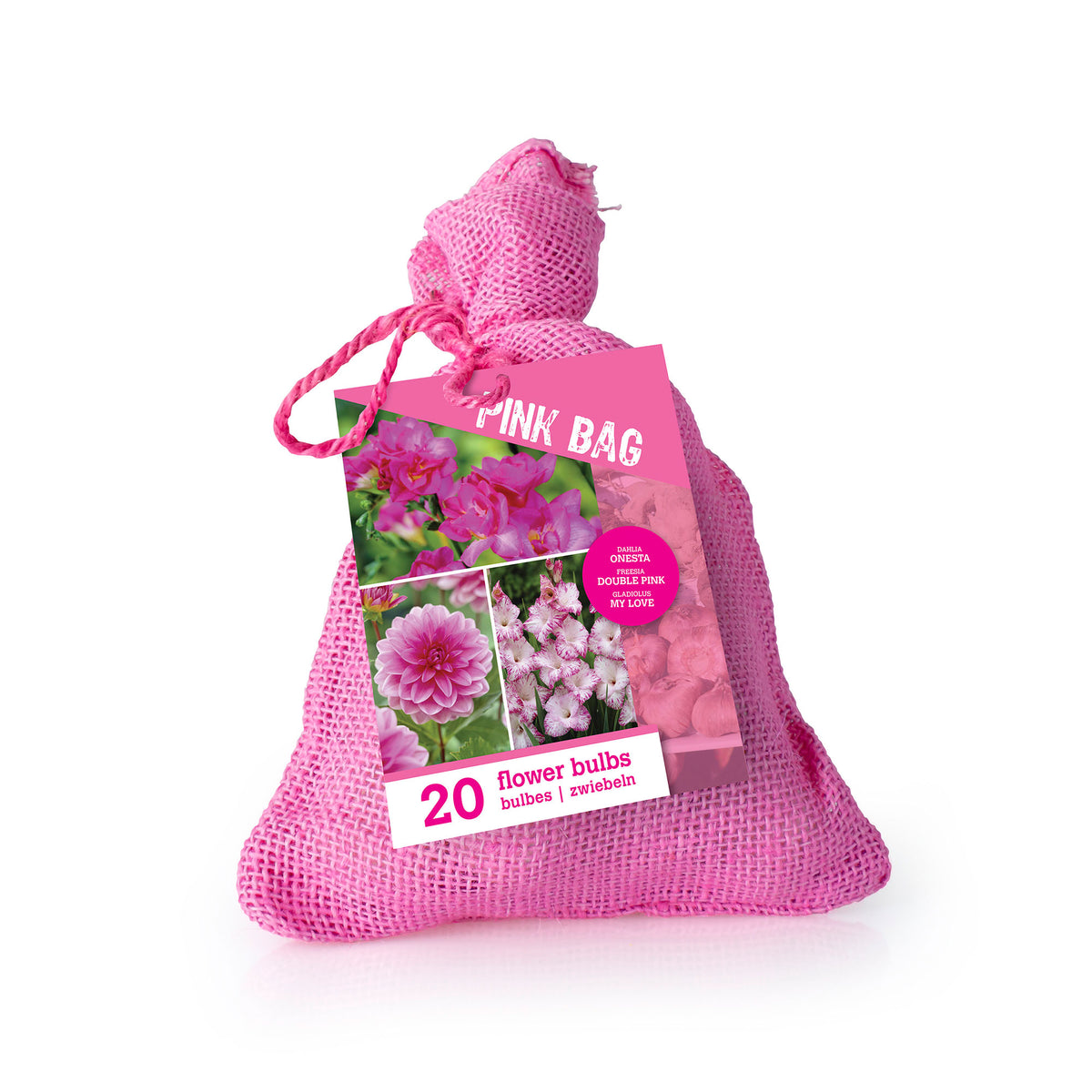 20x Flower bulbs - Mix 'The Pink Bag' pink