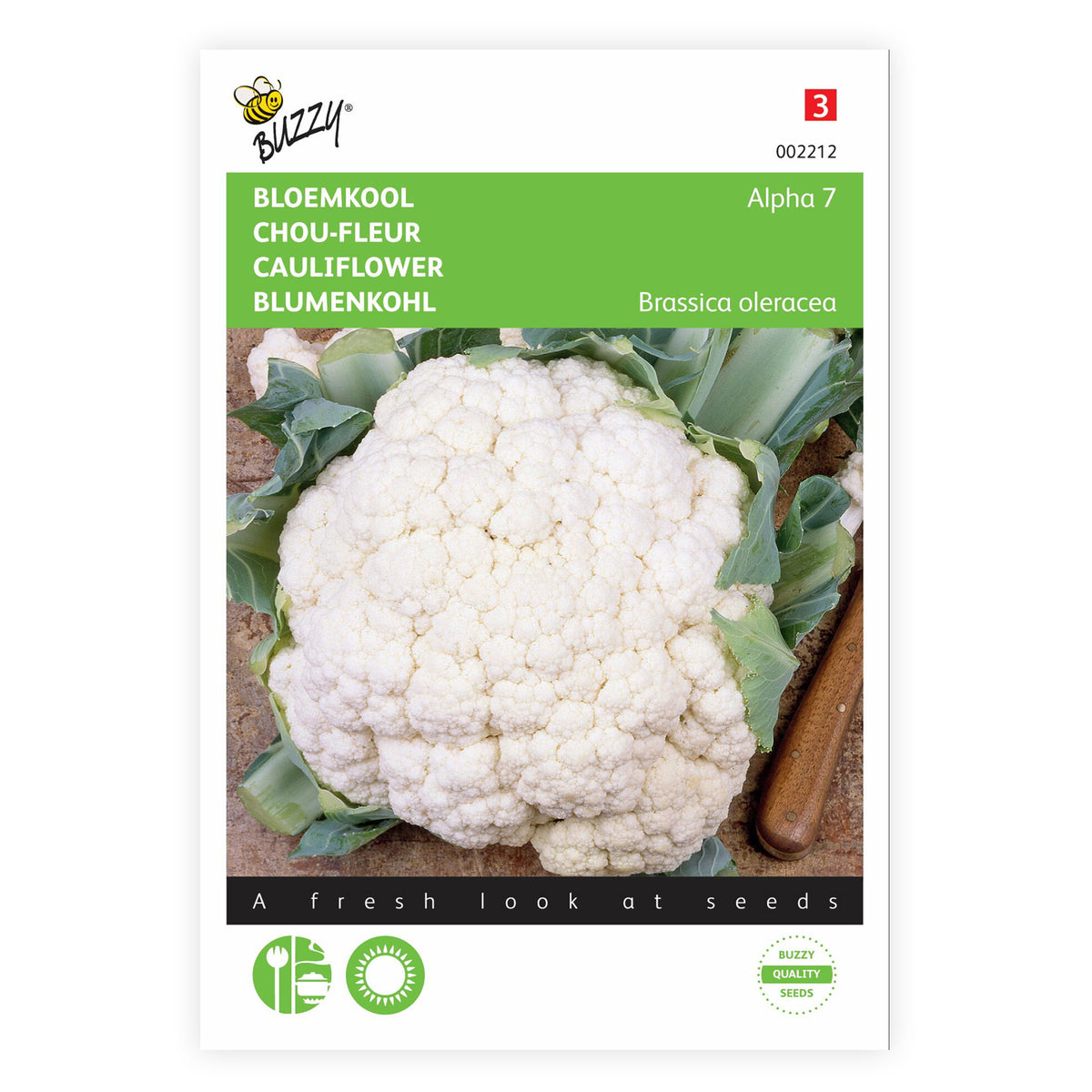 Cauliflower Brassica 'Alpha' 20 m² - Vegetable seeds
