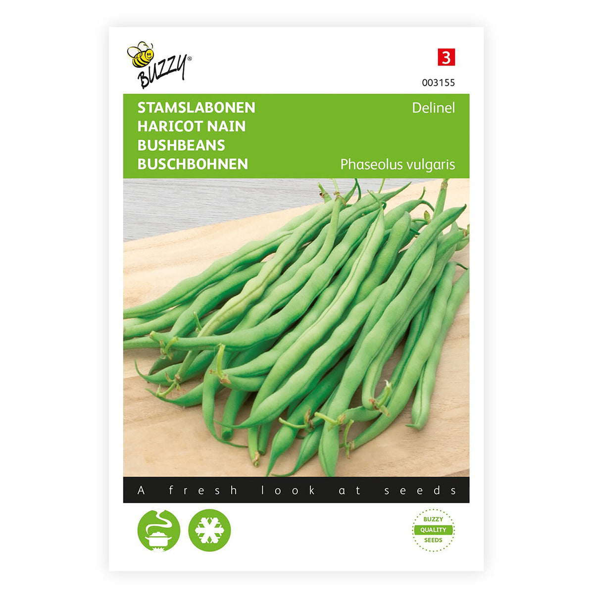 String bean Phaseolus 'Sonate' 7 m² - Vegetable seeds