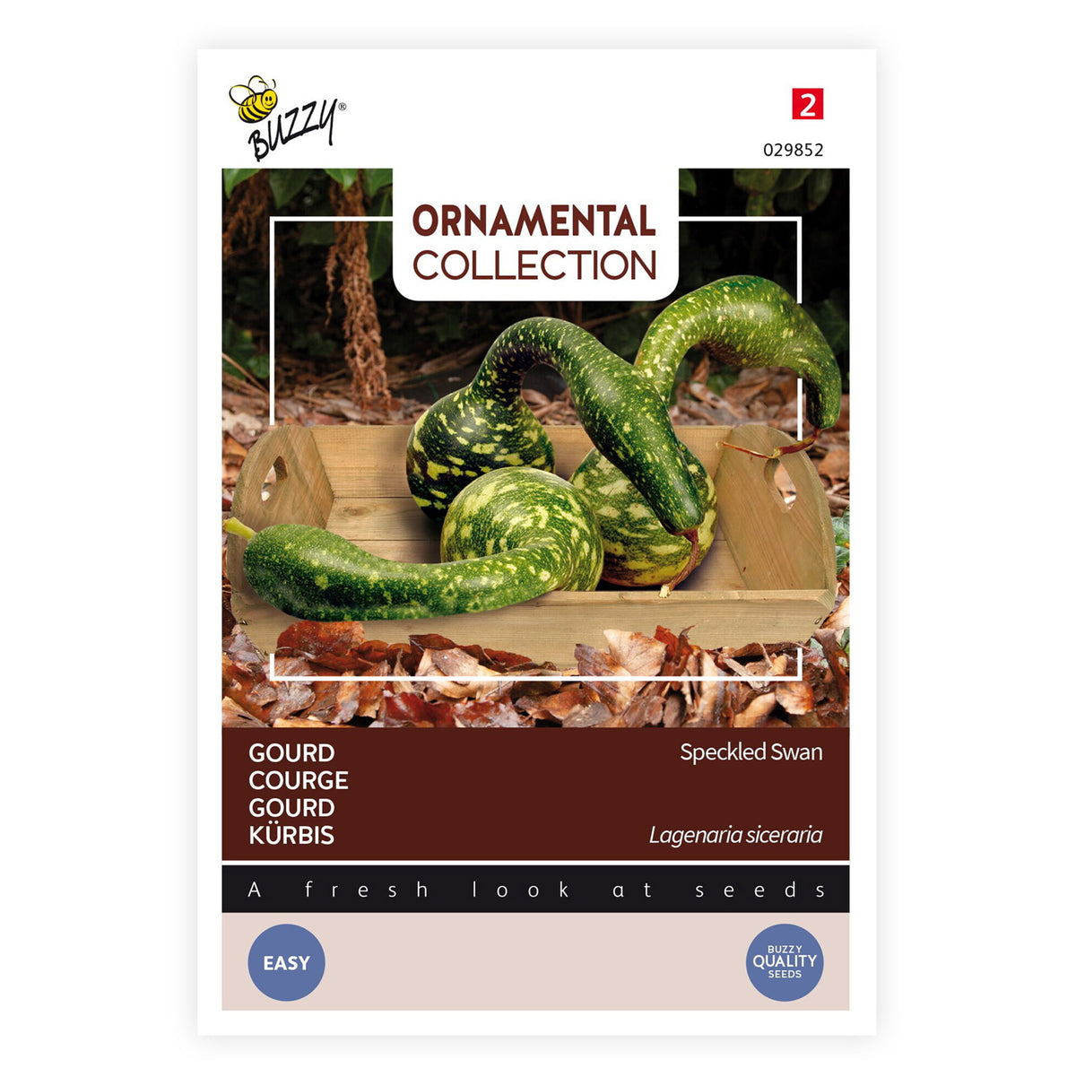 Squash Lagenaria 'Speckled Swan' green 6 m² - Vegetable seeds