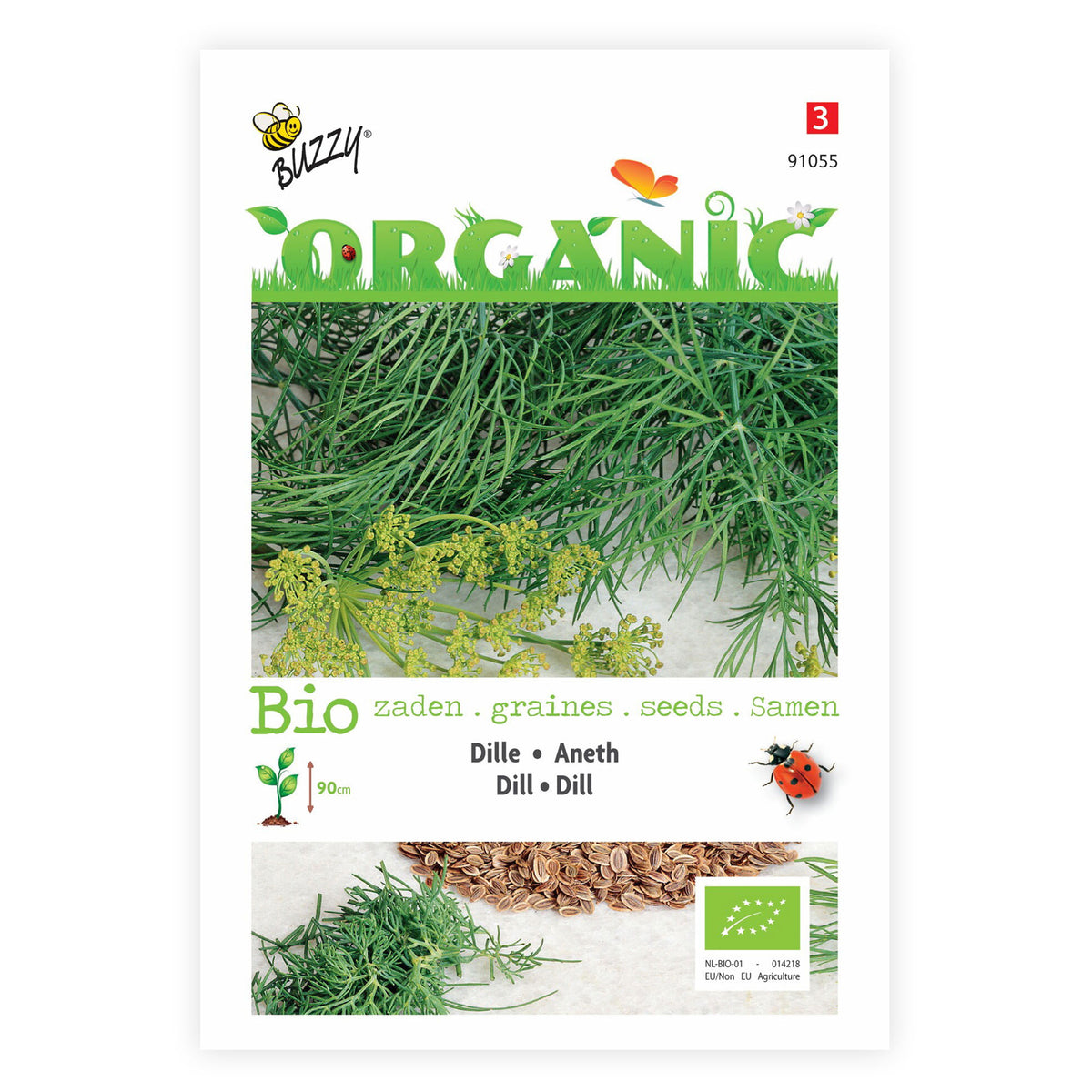 Dill Anethum graveolens - Organic 20 m² - Herb seeds