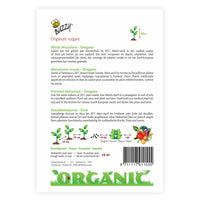 Marjoram Origanum vulgare - Organic 10 m² - Herb seeds