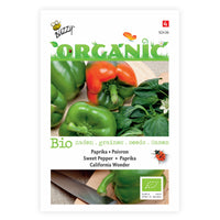 Bell pepper Capsicum 'California Wonder' - Organic red 5 m² - Vegetable seeds