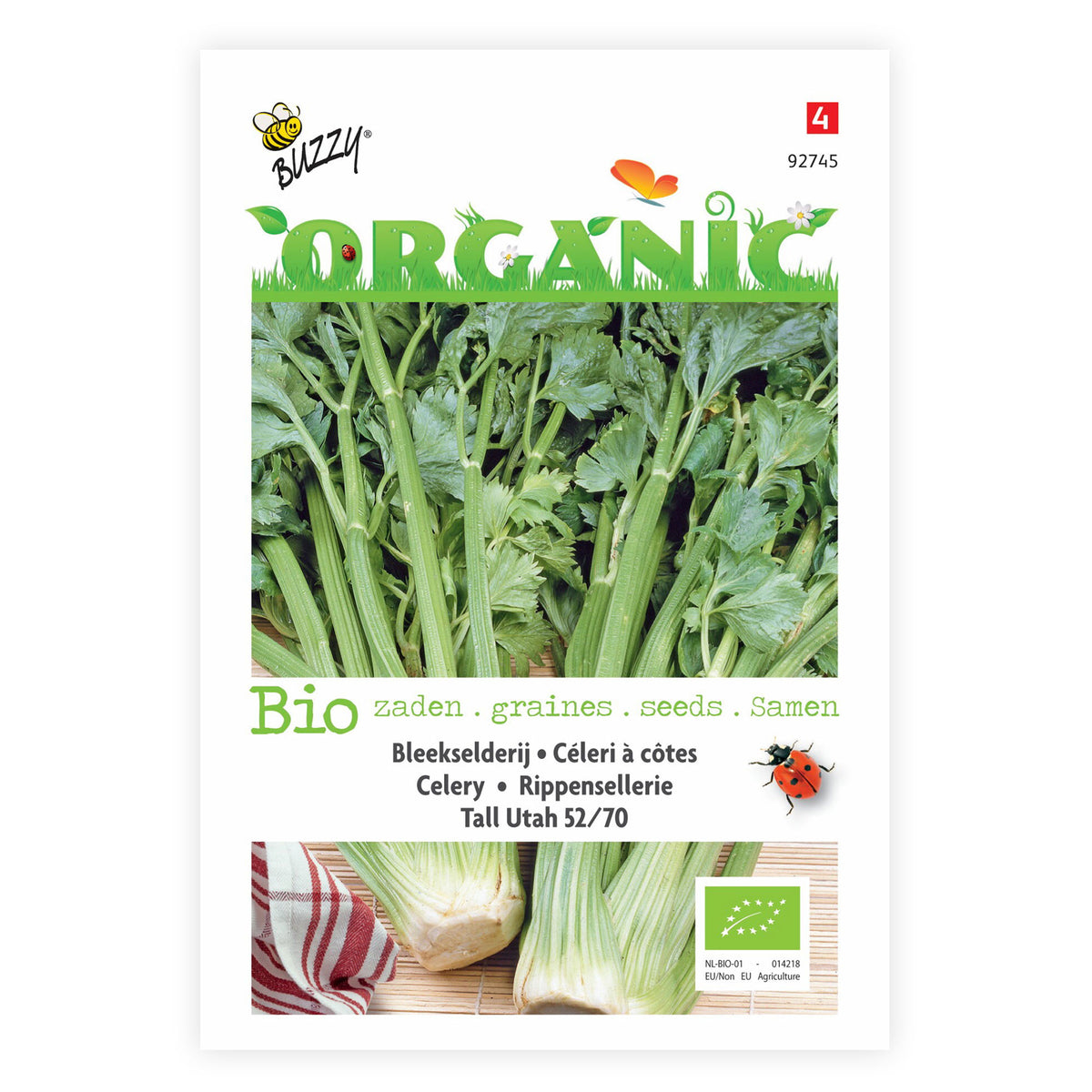 Celery Apium 'Tall Utah' - Organic 20 m² - Vegetable seeds