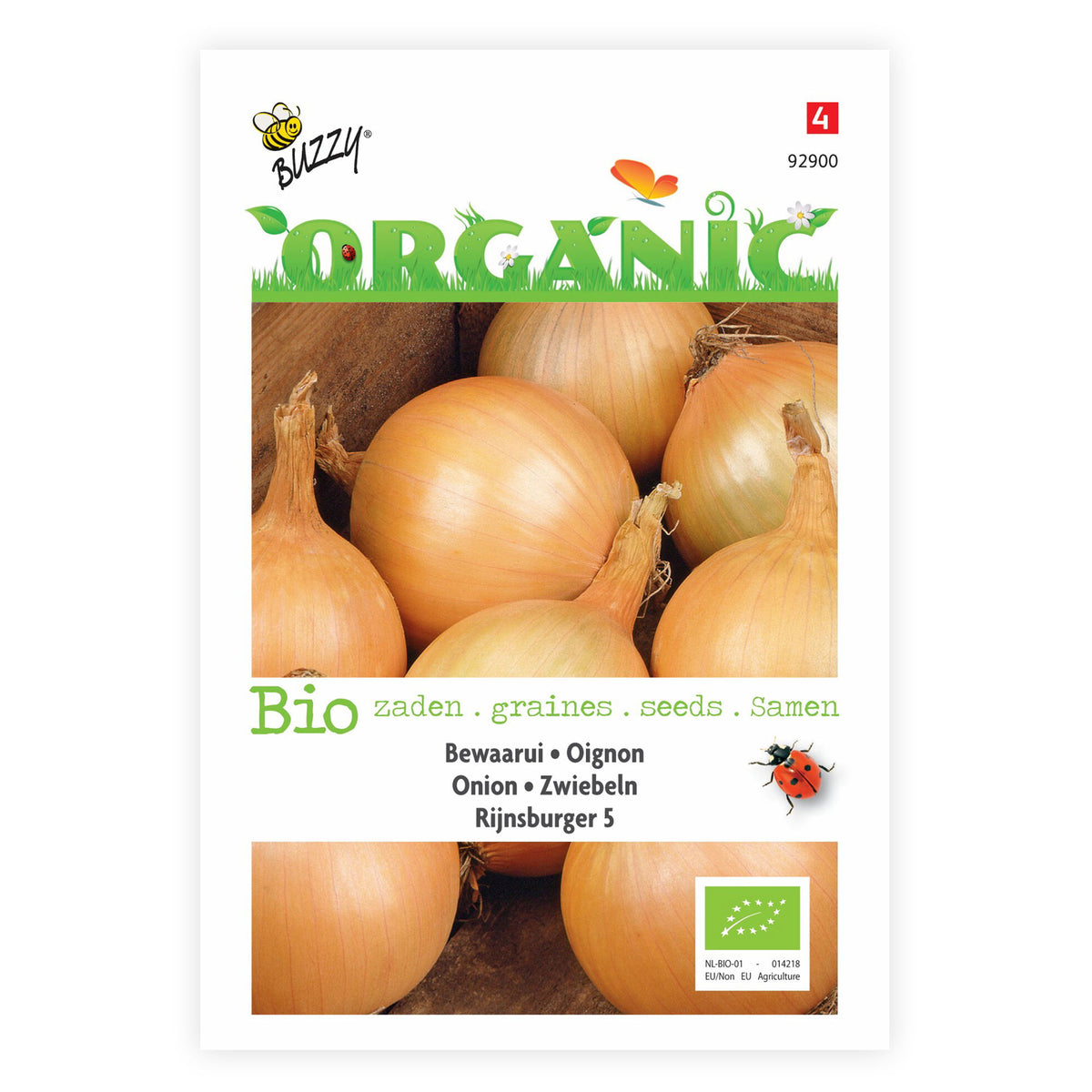 Onion Allium cepa 'Rijnsburger' - Bio 5 m² - Vegetable seeds