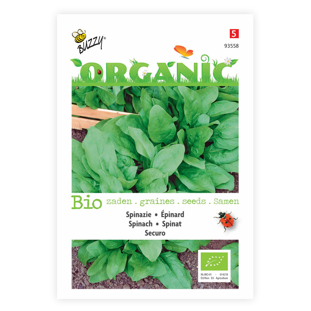 Spinach Spinacia 'Securo' - Organic 8 m² - Vegetable seeds