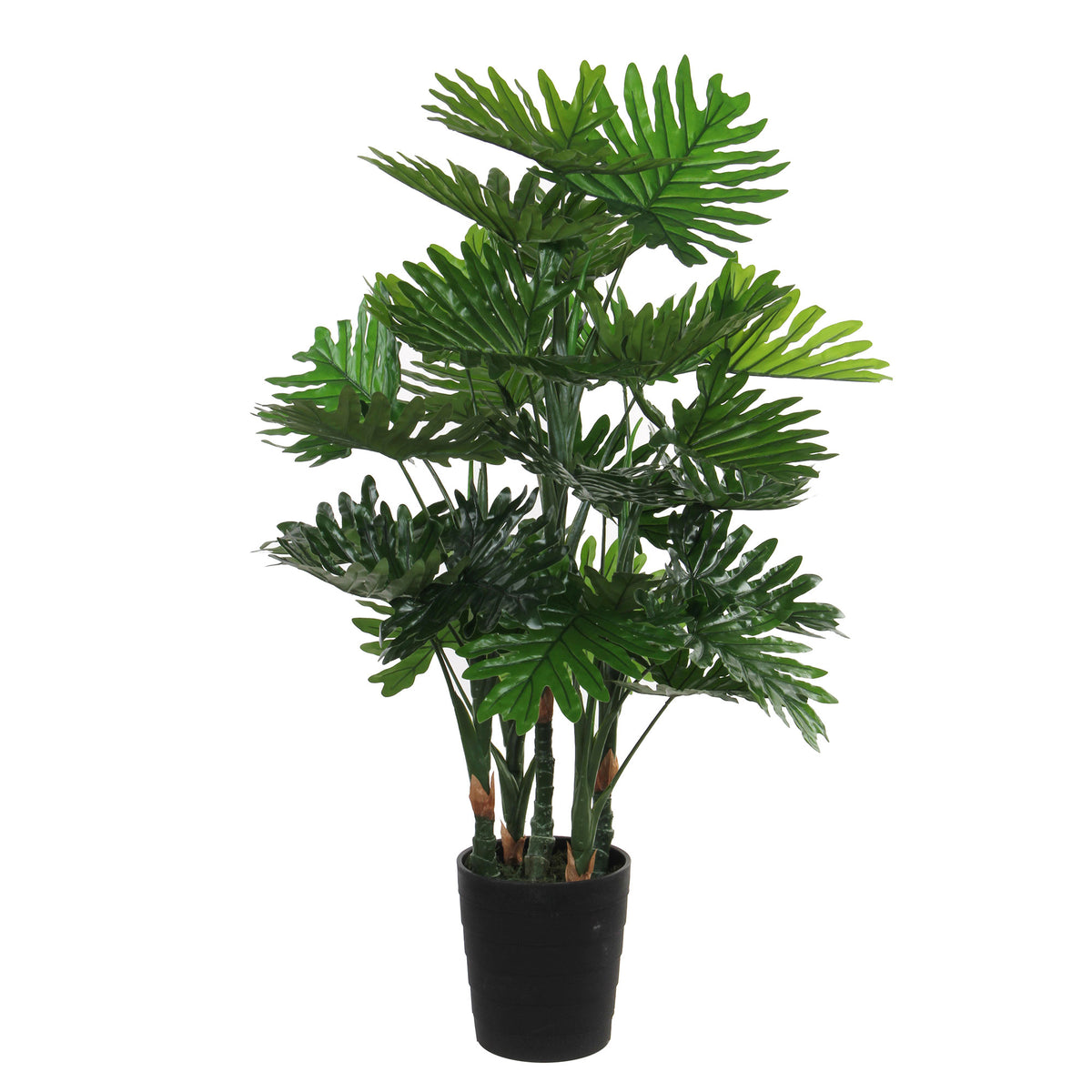 Artificial plant Philodendron Incl. round plastic decorative pot