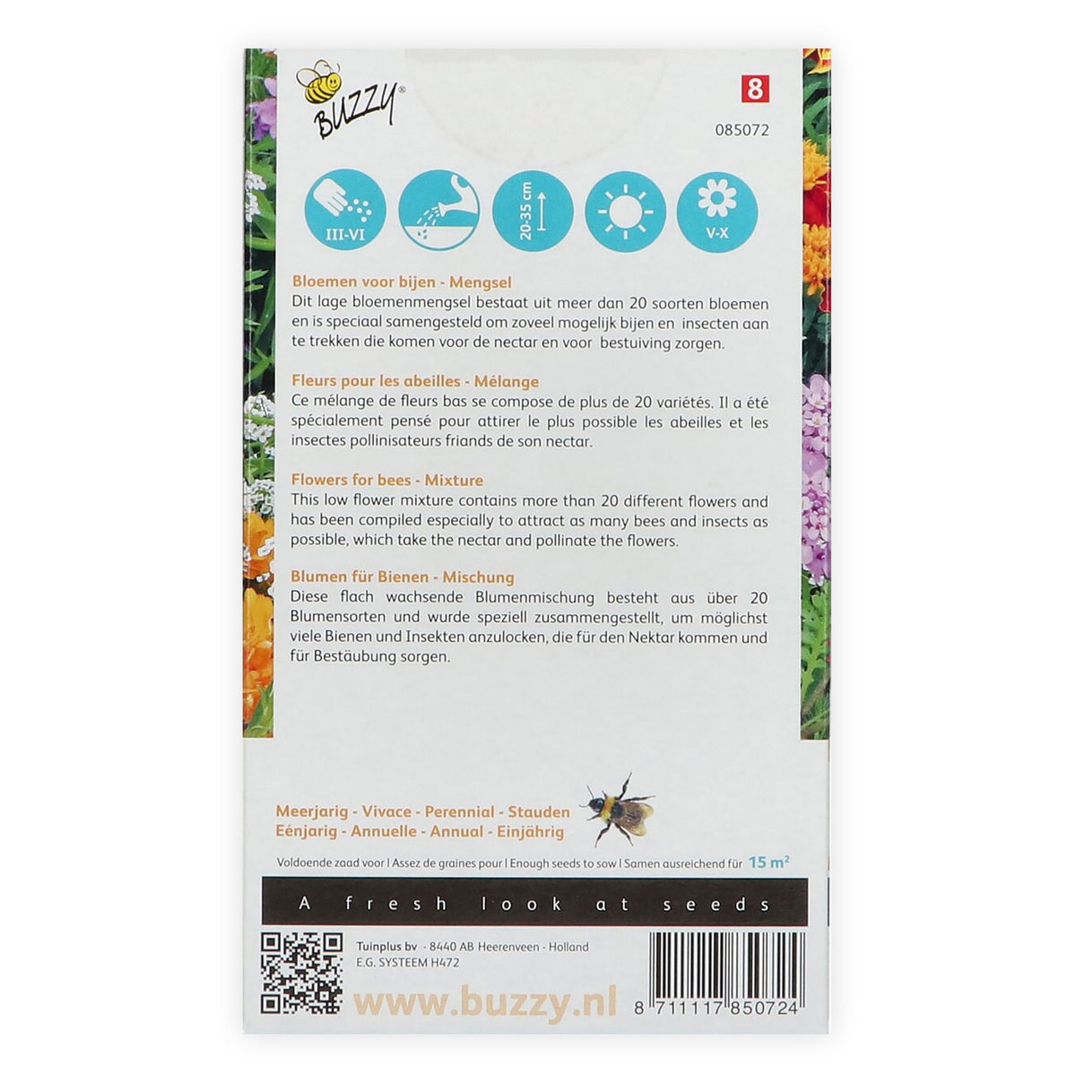 Bee-attracting flowers - Mix 15 m² - Flower seeds