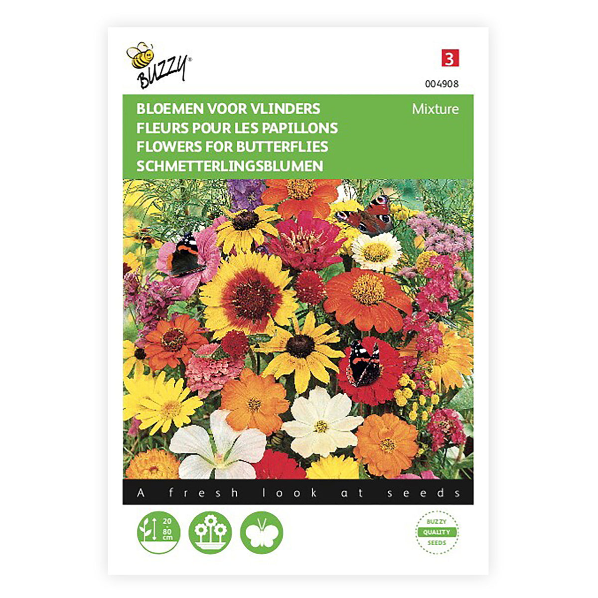 Butterfly-attracting flowers - Mix 3 m² - Flower seeds