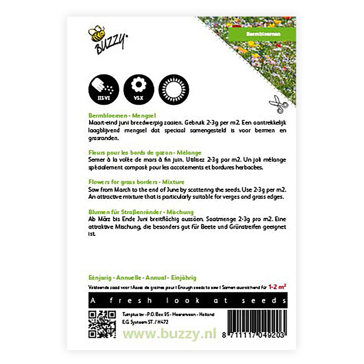 Flowers for lawn edges - Mix 2 m² - Flower seeds