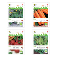 Children’s vegetable gardening starter package 'Easy Edibles' - Organic - Vegetable seeds