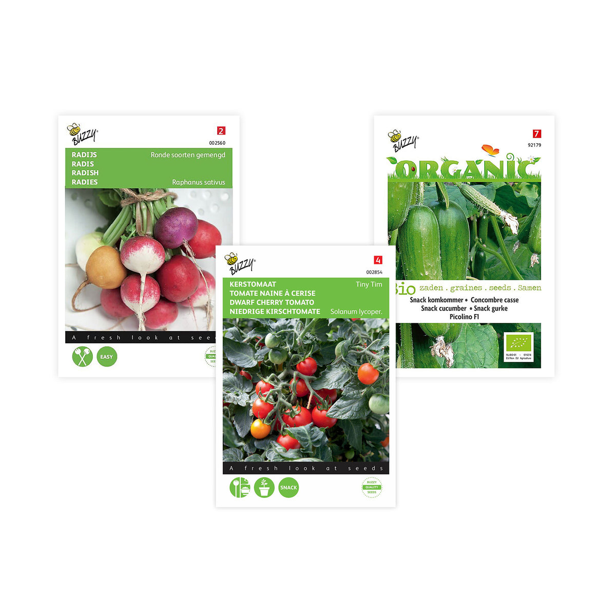 Snacking vegetable package 'Scrumptious Snacking' - Vegetable seeds