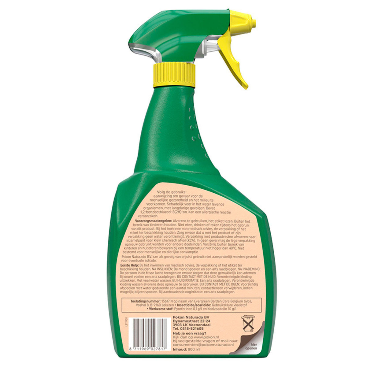 Insect control spray to tackle stubborn insects - Organic 800 ml - Pokon