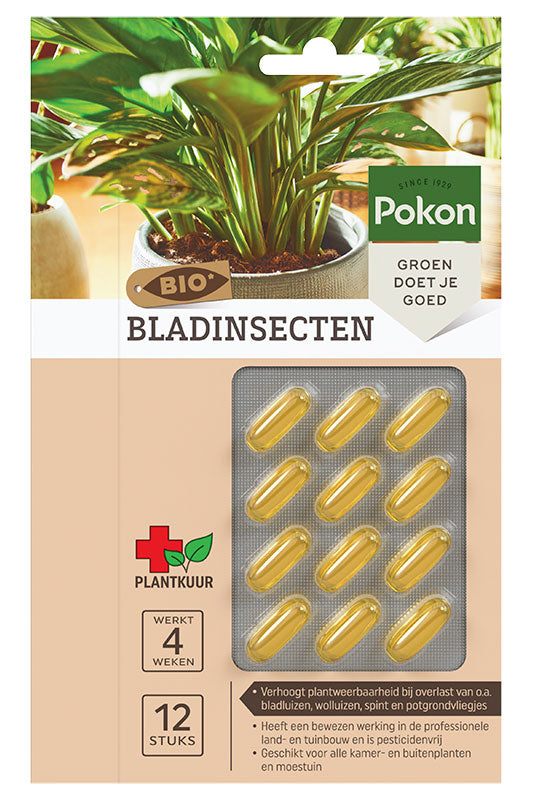12x Leaf insect control plant remedy capsules - Organic - Pokon