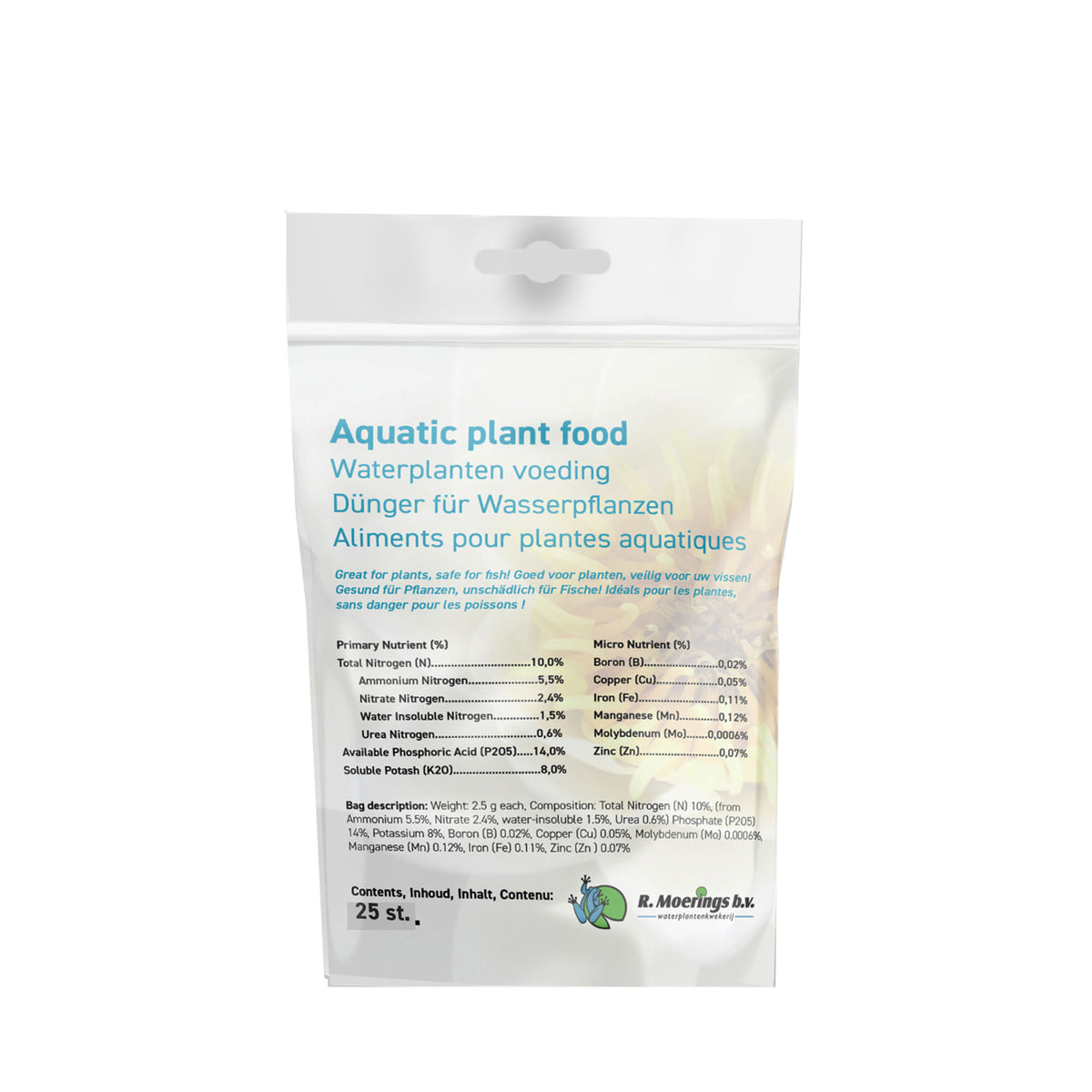 Pond plant feed tablets