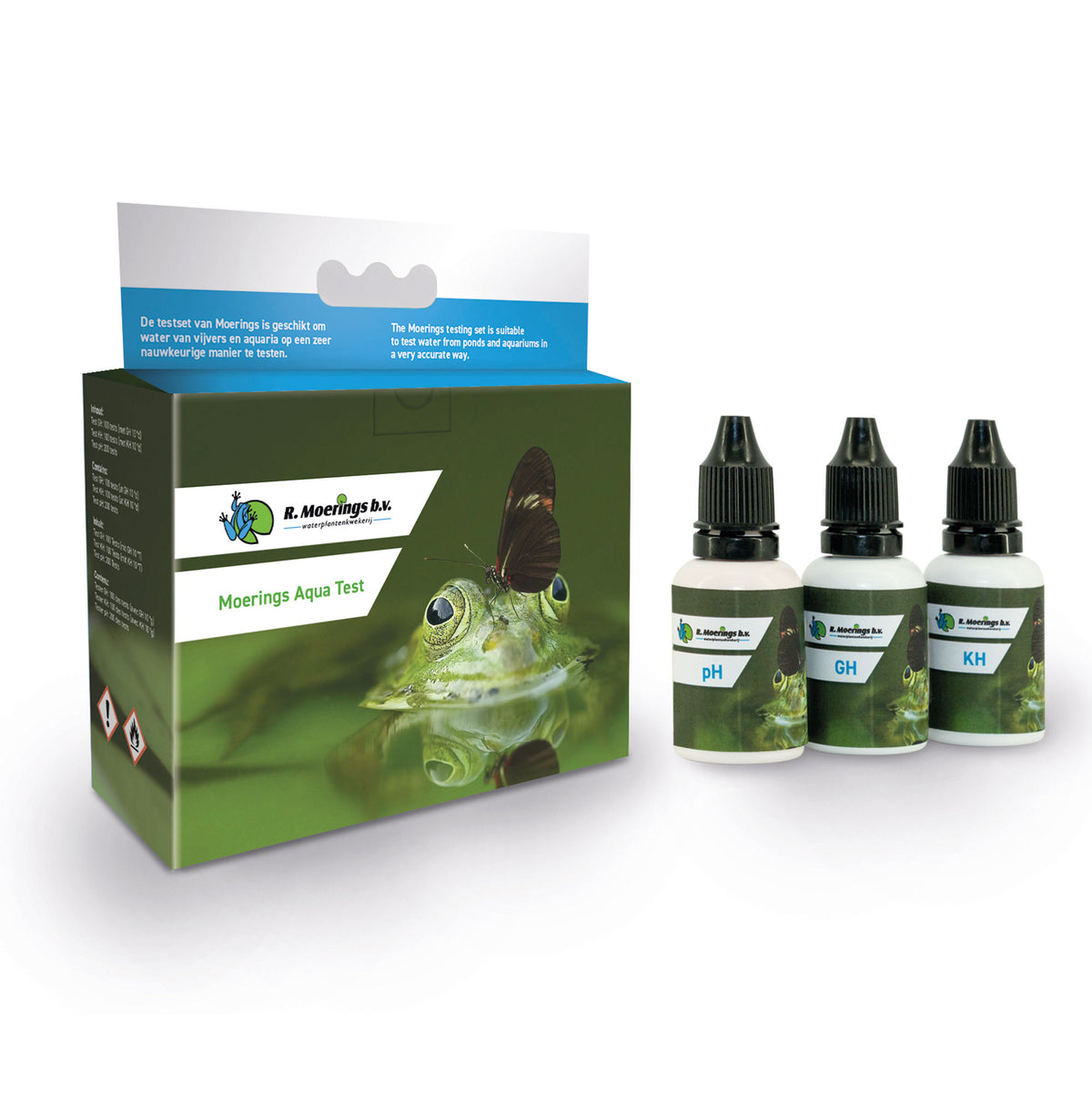 Aqua Test Set for measuring pH, GH and KH values